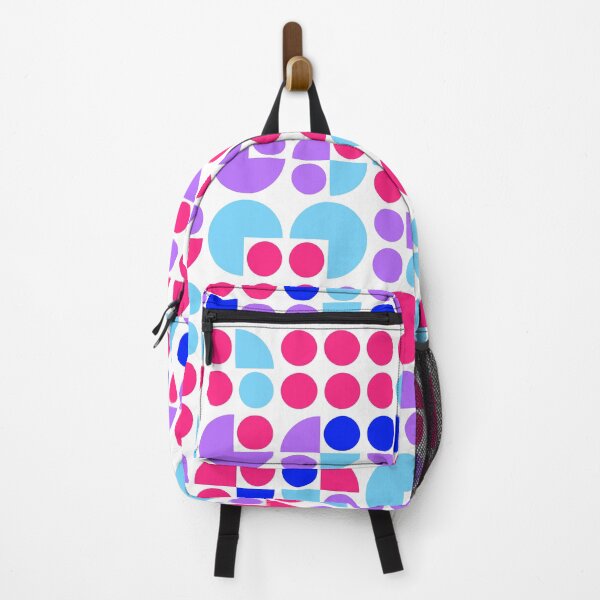 Item preview, Repeated asymmetrical pattern with geometric shapes in bright neon color palette designed and sold by acidmit.