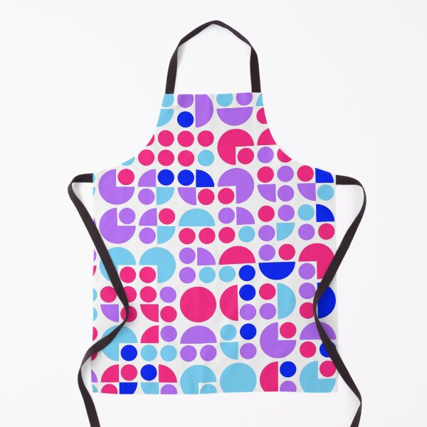 Item preview, Repeated asymmetrical pattern with geometric shapes in bright neon color palette designed and sold by acidmit.