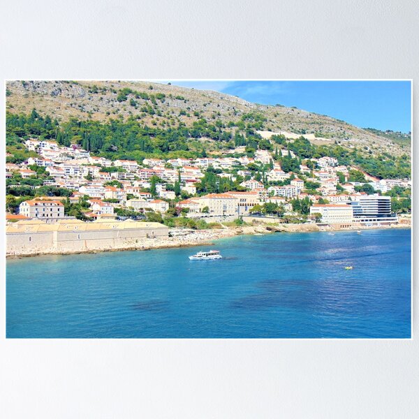 Item preview, View From Dubrovnik Harbour Croatia designed and sold by flyingracoon.