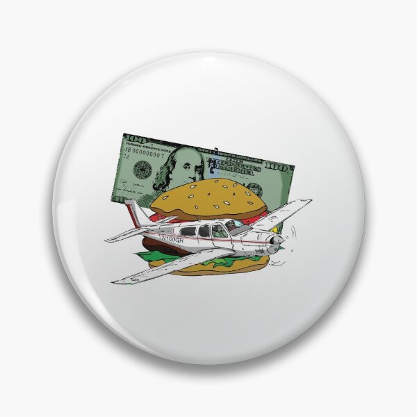 Item preview, 100 Dollar Burger Spot EAA AOPA Flying Club designed and sold by Michael Garber.
