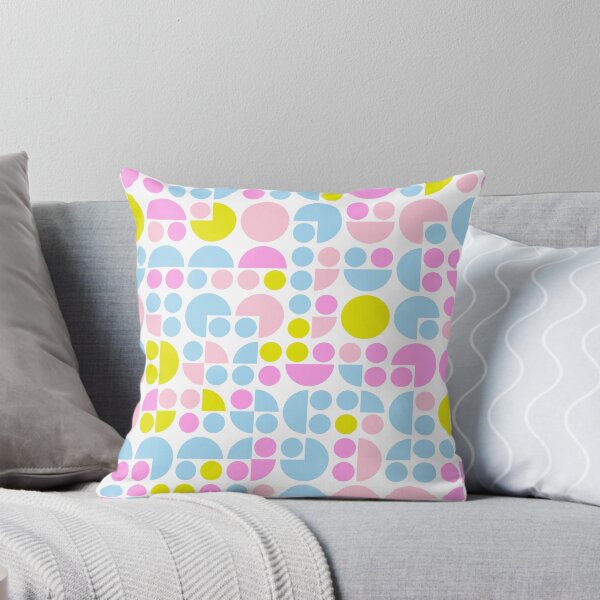Item preview, Repeated asymmetrical pattern in bright neon color palette with geometric shapes designed and sold by acidmit.