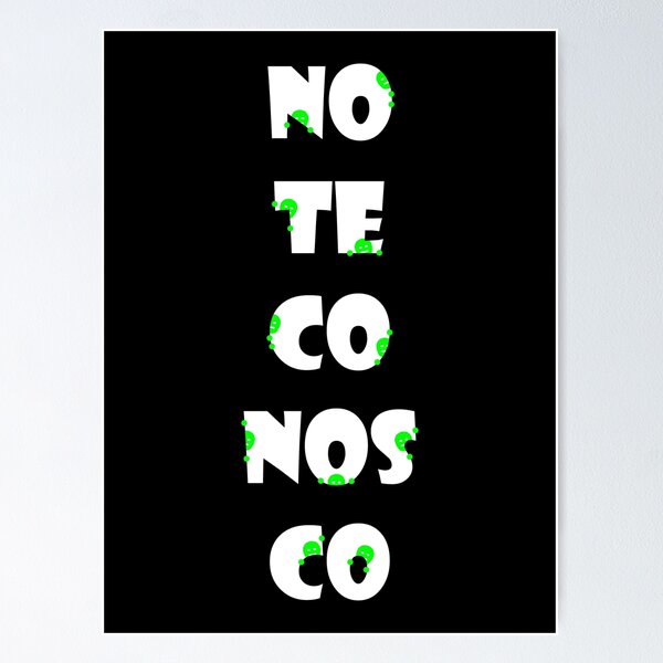 Item preview, No Te Conosco designed and sold by Horacio Martinez.