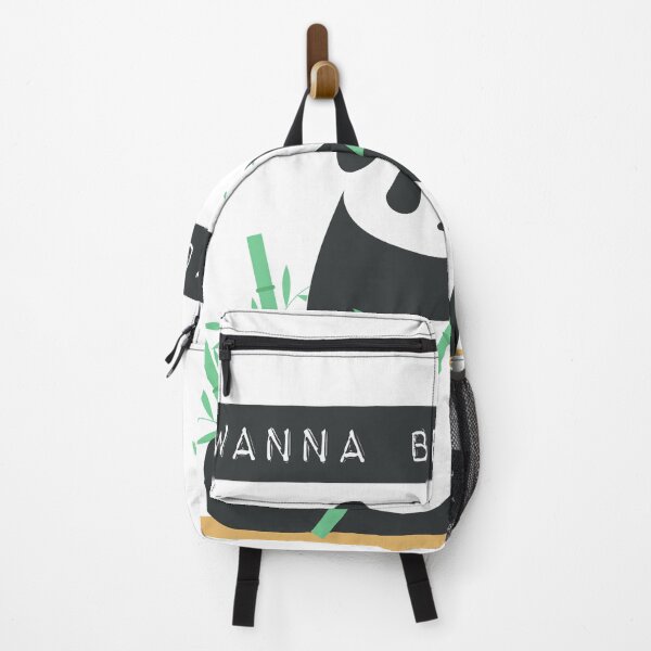 Item preview, I wanna be nice cute big Panda Illustration Tshirt designed and sold by faudeltn.