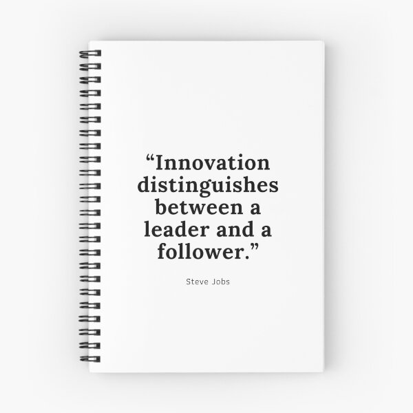 Item preview, “Innovation distinguishes between a leader and a follower.” -Steve Jobs  designed and sold by surfinspaniel.