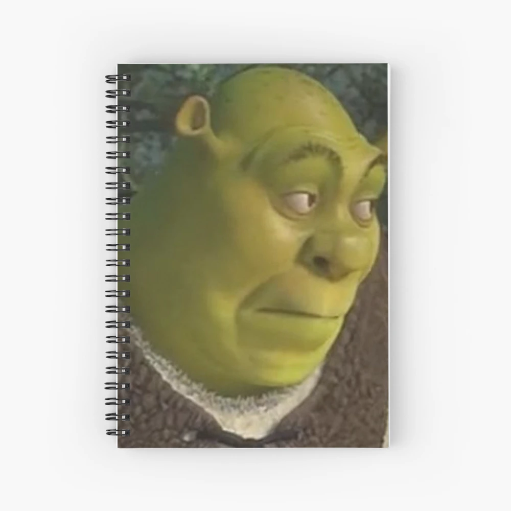 What are you doing in my Shrek Crocs Spiral Notebook for Sale by