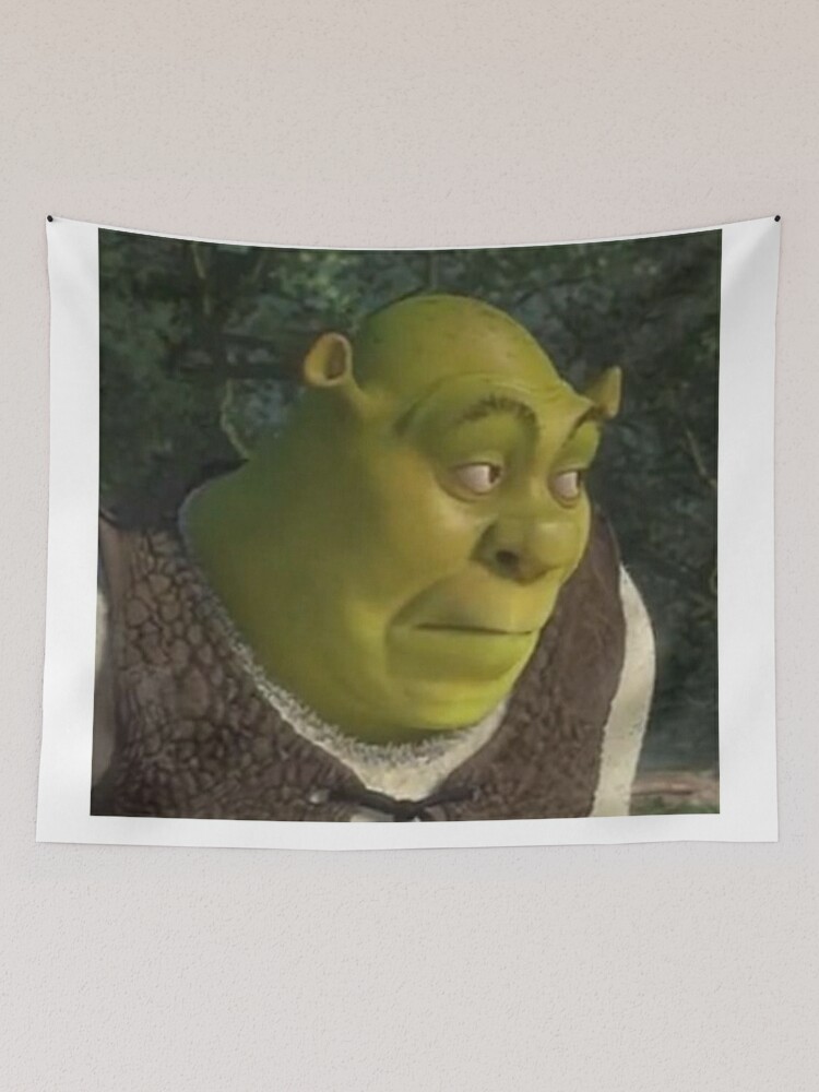 Shrek meme face - Shrek - Tapestry