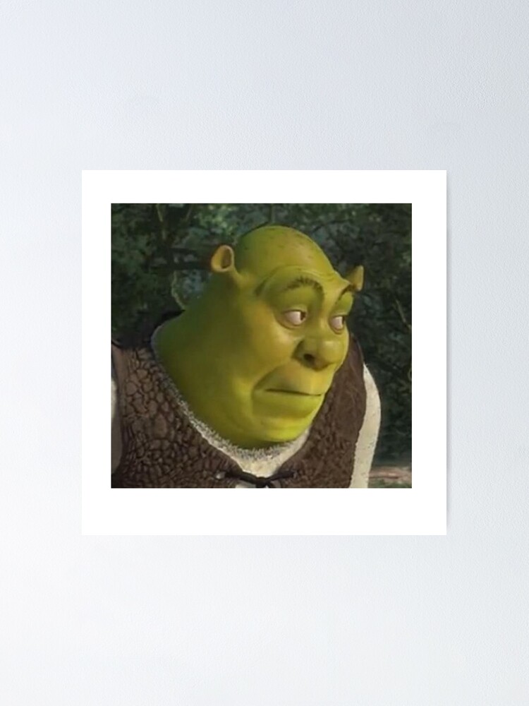 Shrek the Rock meme Poster for Sale by tttatia