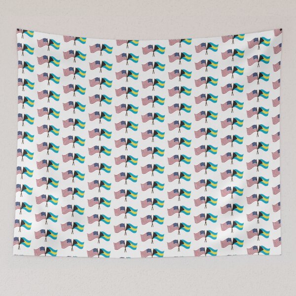 Item preview, Bahamas USA Unity Flags designed and sold by IdentiTee Studios.