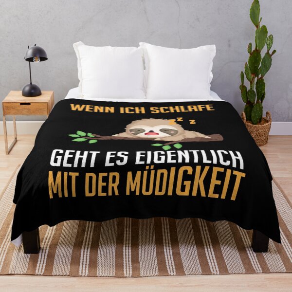 Artikelvorschau, Faultier Wenn Ich Schlafe Geht Es Mit Der Müdigkeit Sloth entworfen und verkauft von Lenny Stahl.
