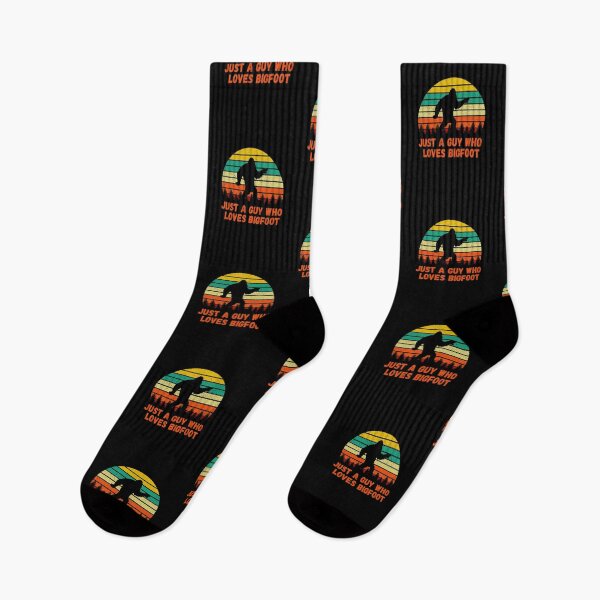 Item preview, Just a Guy Who Loves Bigfoot Sasquatch Yeti designed and sold by Emerg-Apparel.