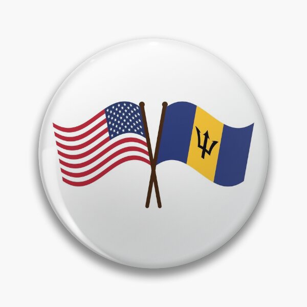 Item preview, Barbados USA Unity Flags designed and sold by IdentiTee Studios.