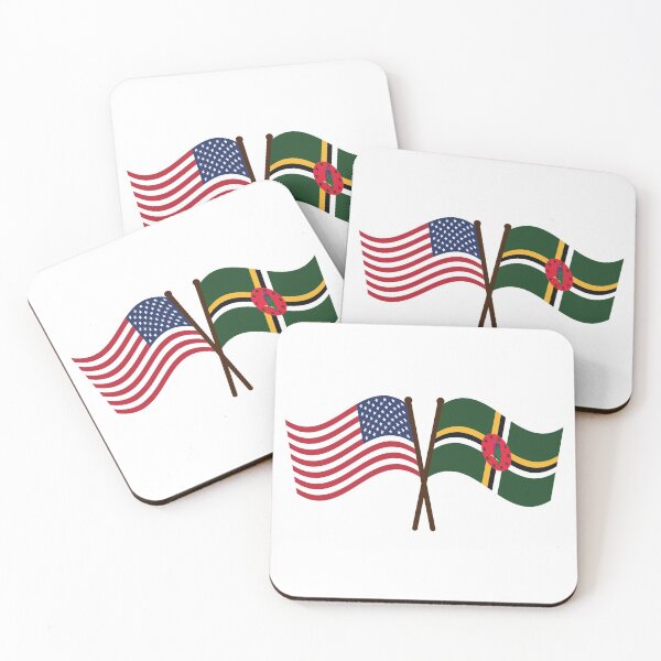 Item preview, Dominica USA Unity Flags designed and sold by IdentiTee Studios.