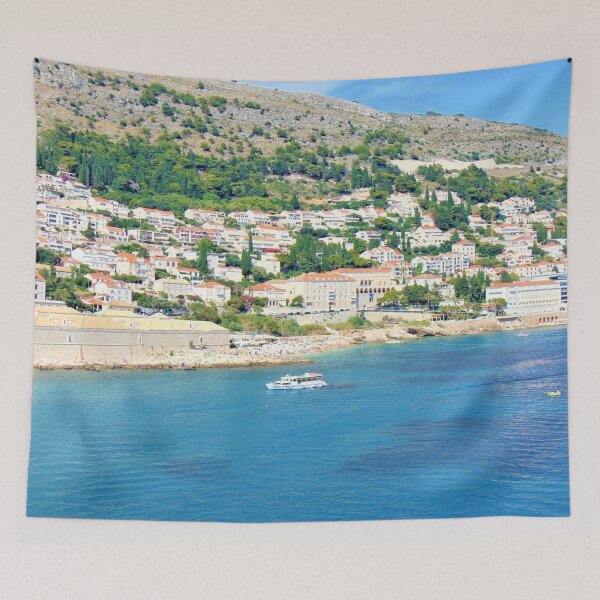 Item preview, View From Dubrovnik Harbour Croatia designed and sold by flyingracoon.