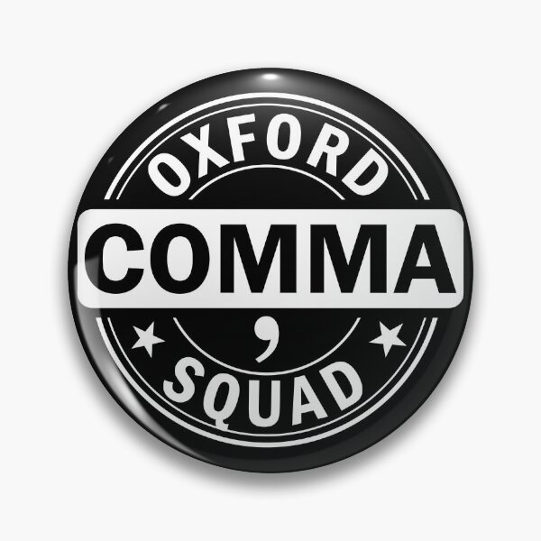 Item preview, Oxford Comma Team Funny Grammar Police Gift designed and sold by EllenTune.