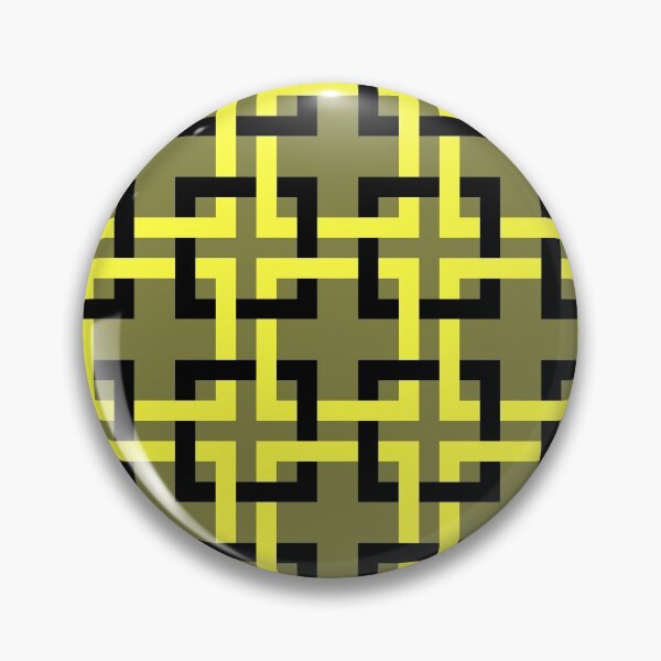 Item preview, Woven Squares mosaic olive and yellow  designed and sold by aapshop.