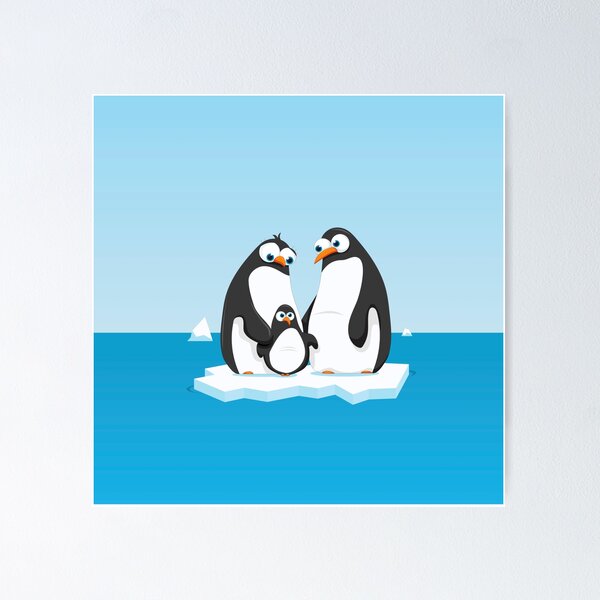 Item preview, Penguin Family designed and sold by Emir Simsek.