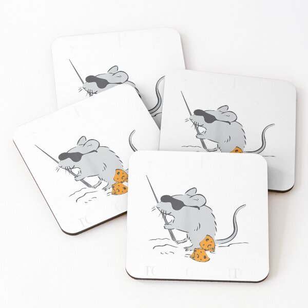 Item preview, No Rats Snitches Get Stitches funny Rat Glasses needle Tee T-Shirt designed and sold by Brianconner.