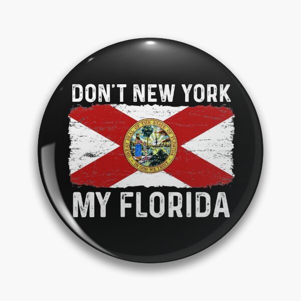 Item preview, Don't New York My Florida Vintage Flag Funny Saying Gift designed and sold by alenaz.