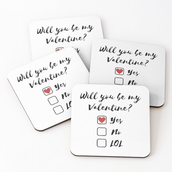 Item preview, Will you be my Valentine? - Cute designed and sold by happyshopg.