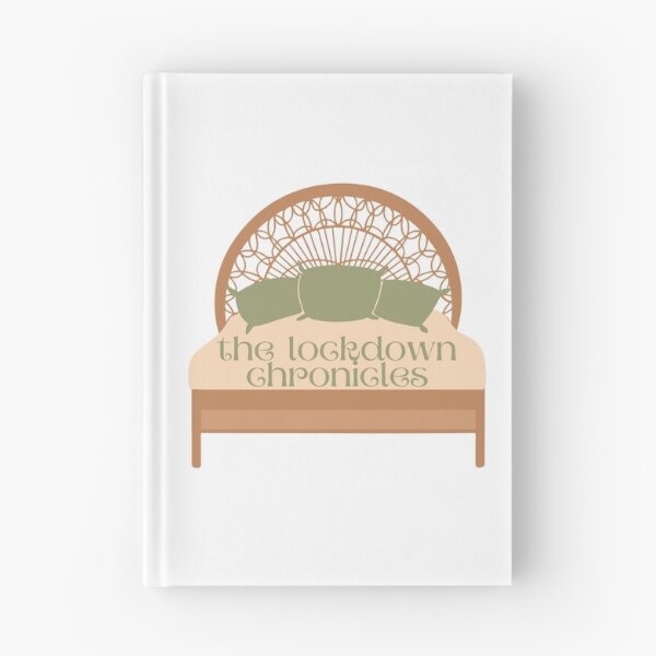 Item preview, Lockdown Chronicles Funny Quarantine Bed Graphic designed and sold by Dani Mullins.