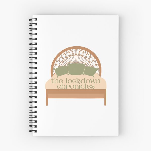 Item preview, Lockdown Chronicles Funny Quarantine Bed Graphic designed and sold by Dani Mullins.