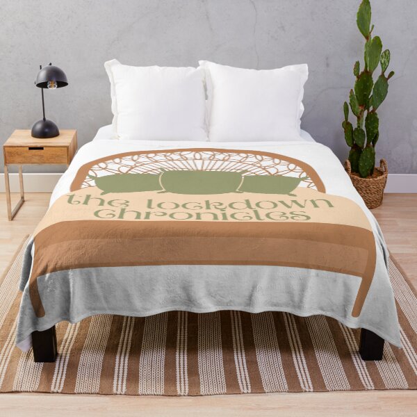 Item preview, Lockdown Chronicles Funny Quarantine Bed Graphic designed and sold by Dani Mullins.