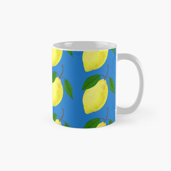 Item preview, Lemons on blue designed and sold by MendiVernatter.