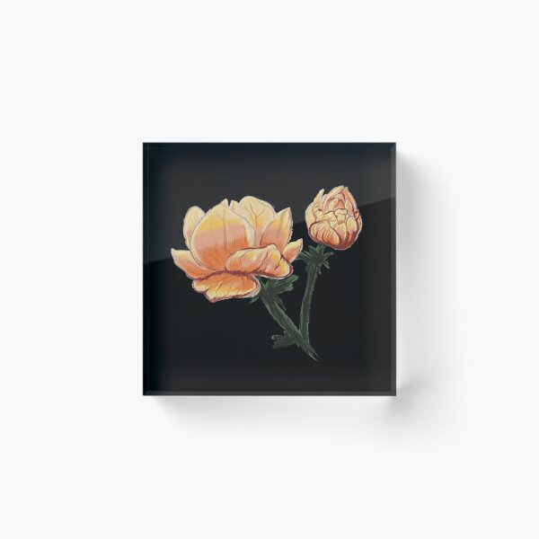 Item preview, peony drawing designed and sold by artsomenautte.