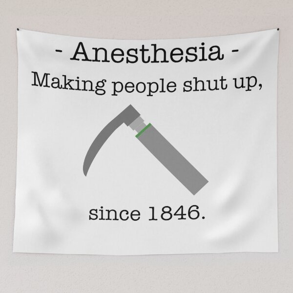Item preview, Anesthesia saying funny anesthesiologist designed and sold by DMA-Designs.