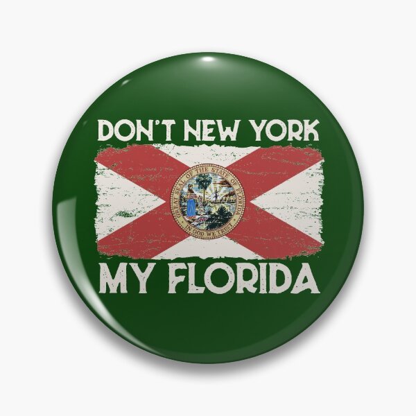 Item preview, Don't New York My Florida Flag Vintage Distressed Style designed and sold by alenaz.