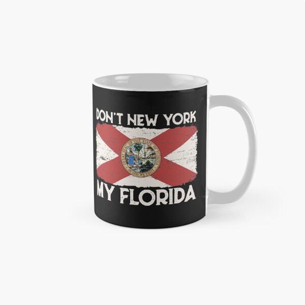 Item preview, Don't New York My Florida Flag Vintage Distressed Style designed and sold by alenaz.