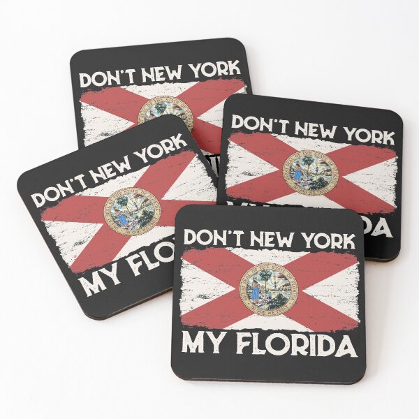 Item preview, Don't New York My Florida Flag Vintage Distressed Style designed and sold by alenaz.