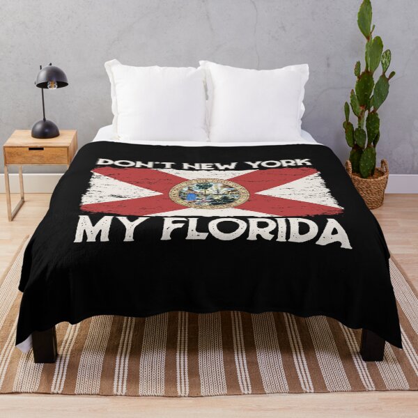 Item preview, Don't New York My Florida Flag Vintage Distressed Style designed and sold by alenaz.