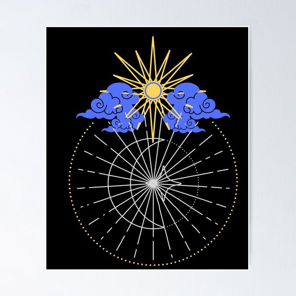 Item preview, Sun and Moon designed and sold by avocadissimo.
