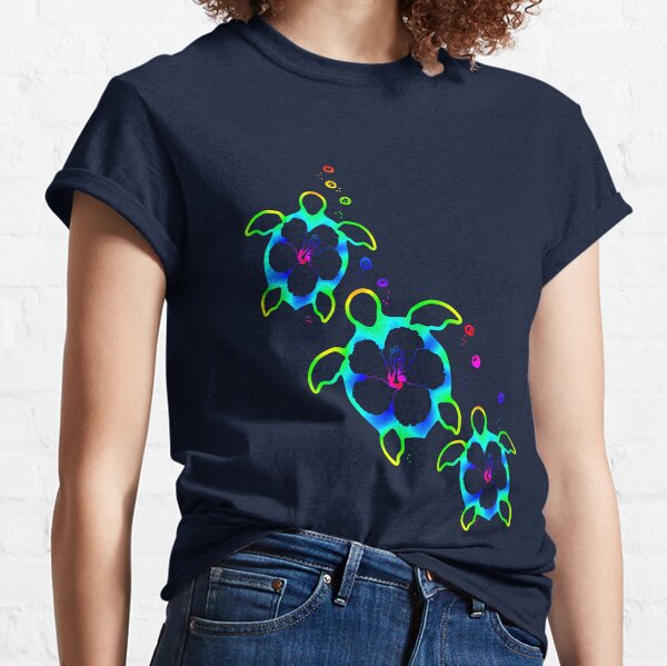 Item preview, Tie Dyed Honu Turtles designed and sold by BailoutIsland.