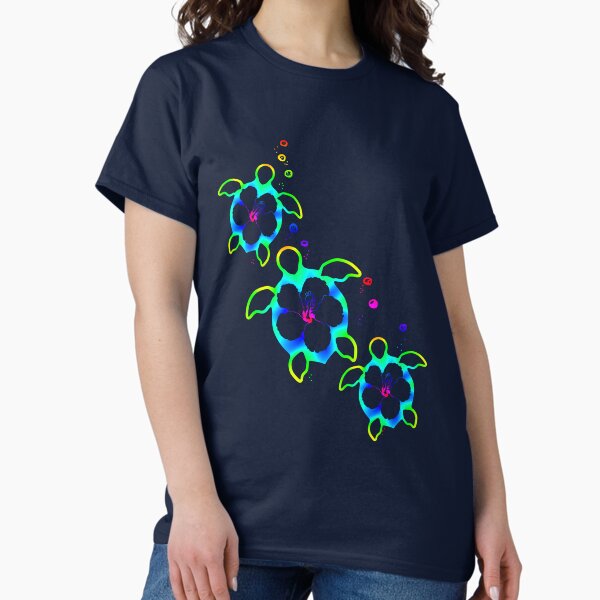 Item preview, Tie Dyed Honu Turtles designed and sold by BailoutIsland.