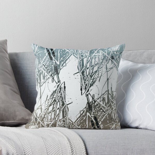 Item preview,  Icy Lake Blue Abstract Natural Forms - Abstract Art  Artist Jenny Meehan designed and sold by Jenny Meehan Art Prints and Patterns  .
