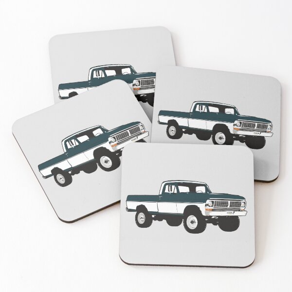 Item preview, 70/72 White Green 4x4 F Truck designed and sold by CoolRide.