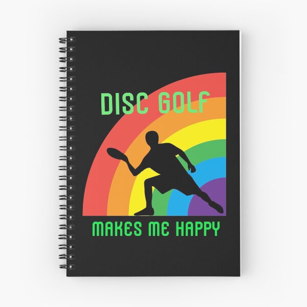 Item preview, Disc Golf Makes Me Happy, Rainbow Disc Golf designed and sold by DiscGolfTees.