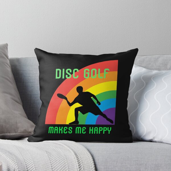 Item preview, Disc Golf Makes Me Happy, Rainbow Disc Golf designed and sold by DiscGolfTees.