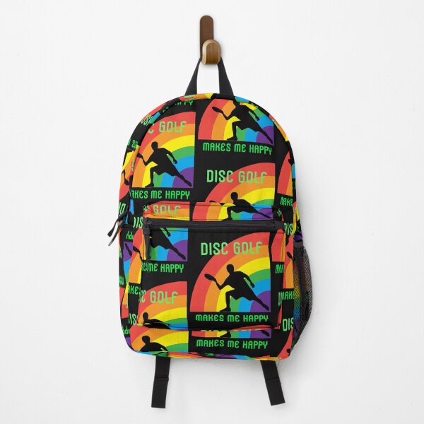 Item preview, Disc Golf Makes Me Happy, Rainbow Disc Golf designed and sold by DiscGolfTees.
