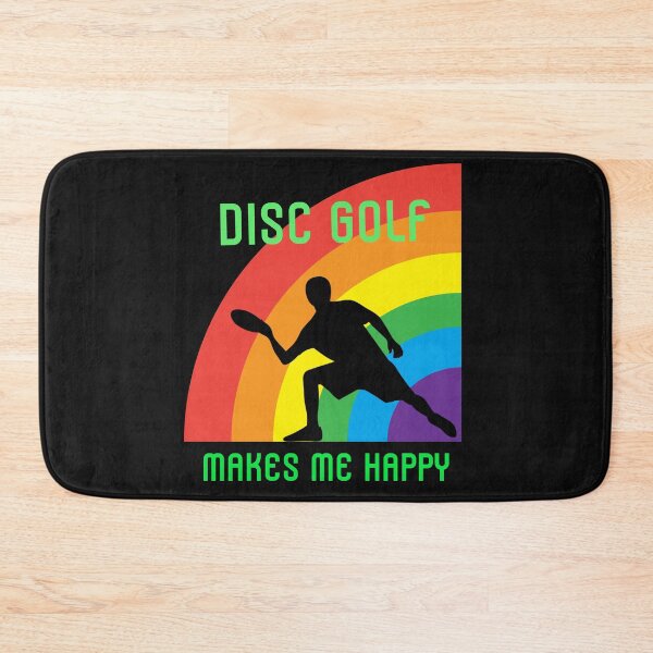 Item preview, Disc Golf Makes Me Happy, Rainbow Disc Golf designed and sold by DiscGolfTees.