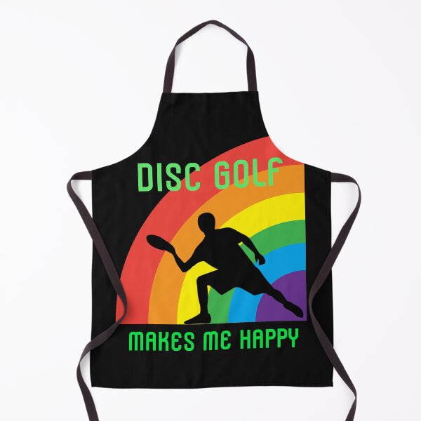 Item preview, Disc Golf Makes Me Happy, Rainbow Disc Golf designed and sold by DiscGolfTees.