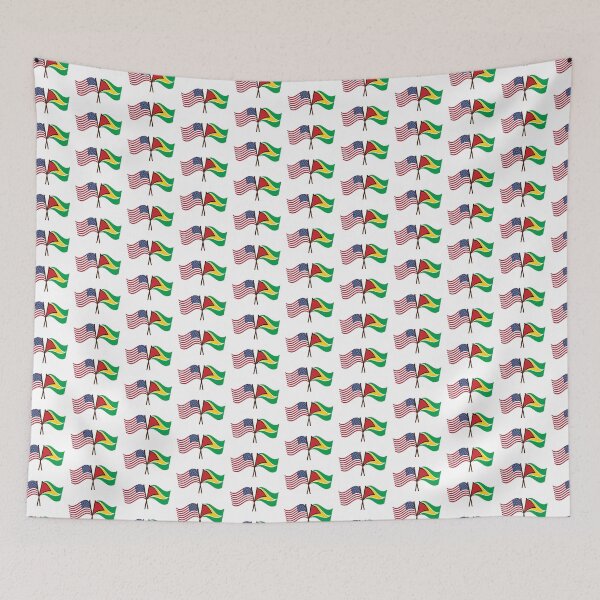 Item preview, Guyana USA Unity Flags designed and sold by IdentiTee Studios.