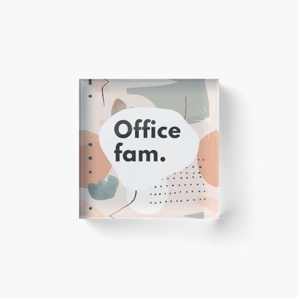 Item preview, Office Fam, Office Humour Funny Zoom Co Worker Colleague Phrases Jargon designed and sold by BohoStudio.
