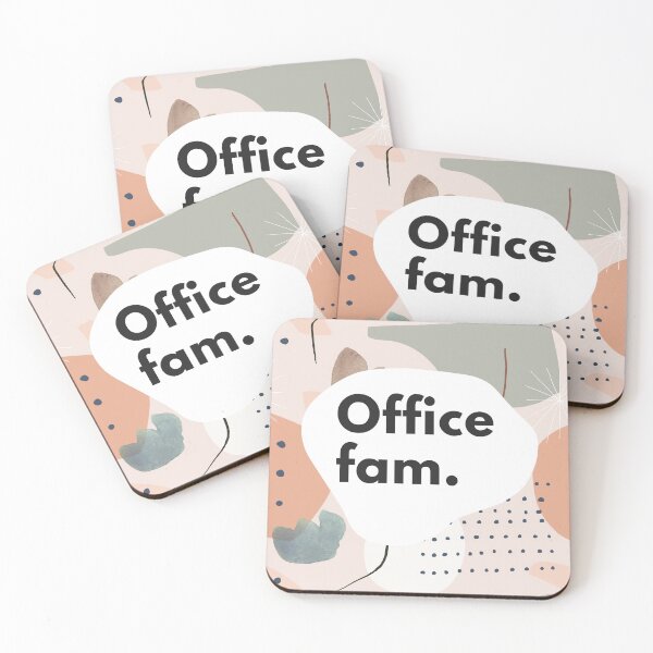 Item preview, Office Fam, Office Humour Funny Zoom Co Worker Colleague Phrases Jargon designed and sold by BohoStudio.