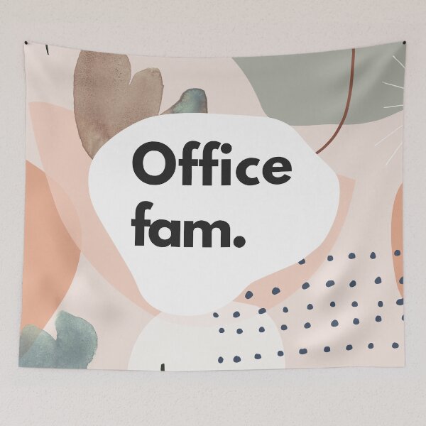 Item preview, Office Fam, Office Humour Funny Zoom Co Worker Colleague Phrases Jargon designed and sold by BohoStudio.