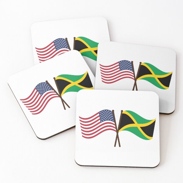 Item preview, Jamaica USA Unity Flags designed and sold by IdentiTee Studios.