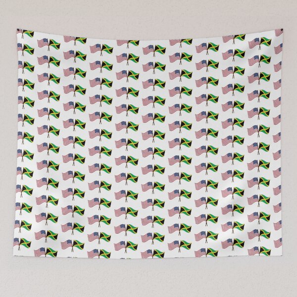 Item preview, Jamaica USA Unity Flags designed and sold by IdentiTee Studios.