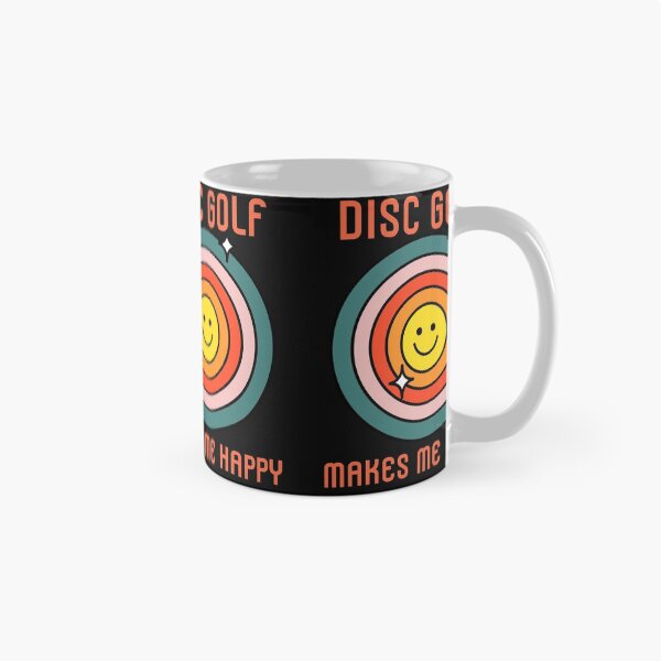 Item preview, Disc Golf Makes Me Happy, Smiley Face Disc Golf designed and sold by DiscGolfTees.